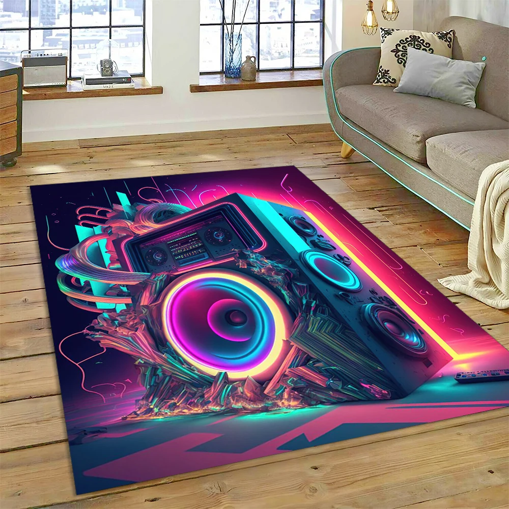 Home Textiles Notes - Tapis de dessin animé coloré avec