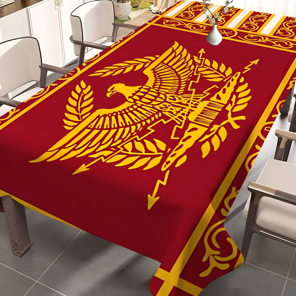 Home Textiles Today Logo - Nappe rectangulaire lavable avec logo Roman