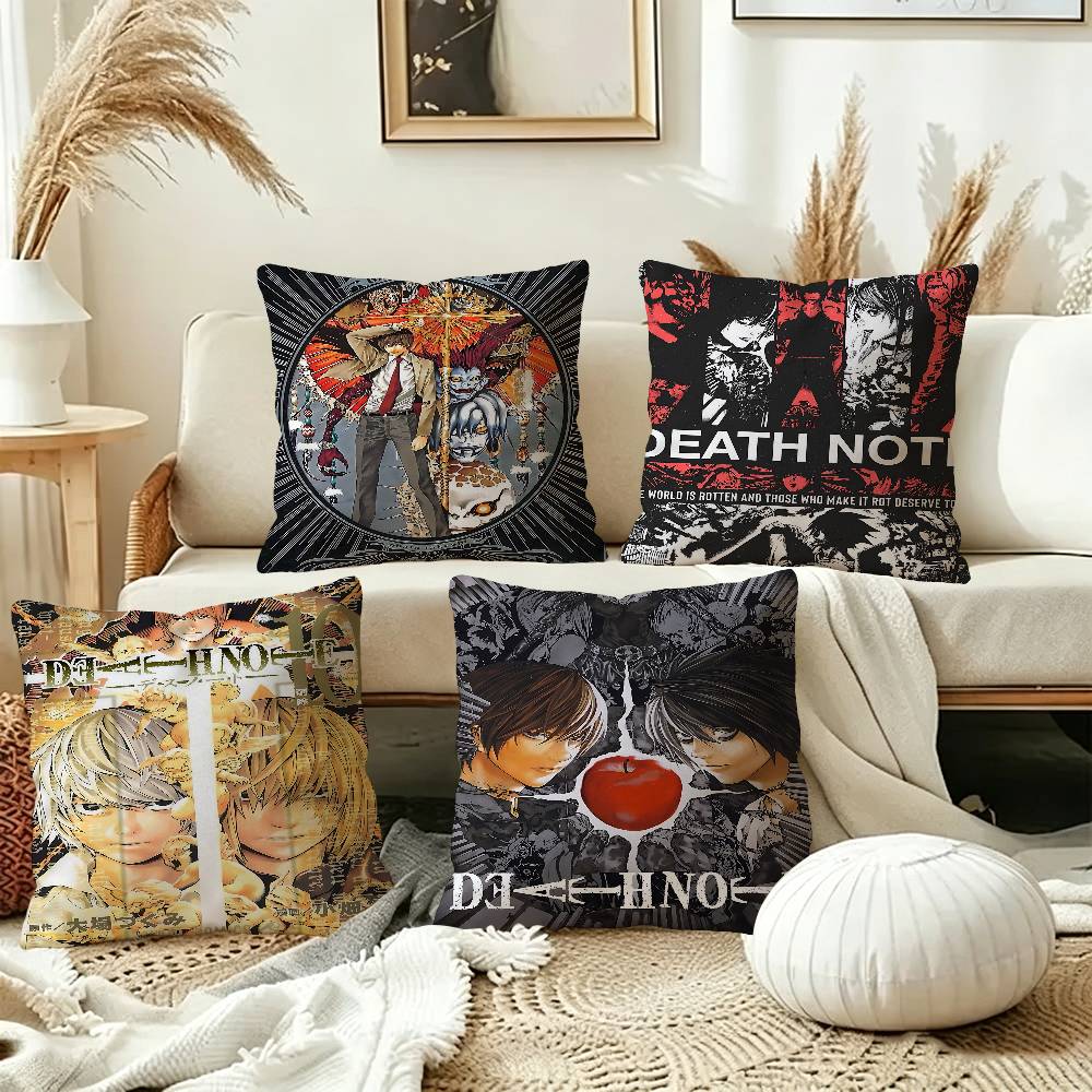 Home Textiles Notes - Housse de coussin Anime D-Death Note,