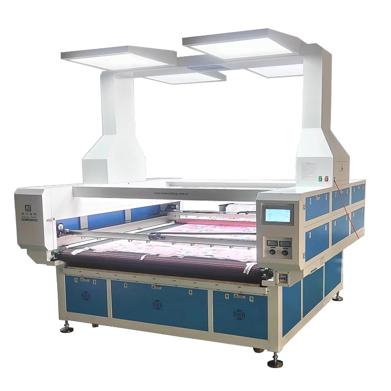 Home Textile Industry - Machine de découpe laser double tête