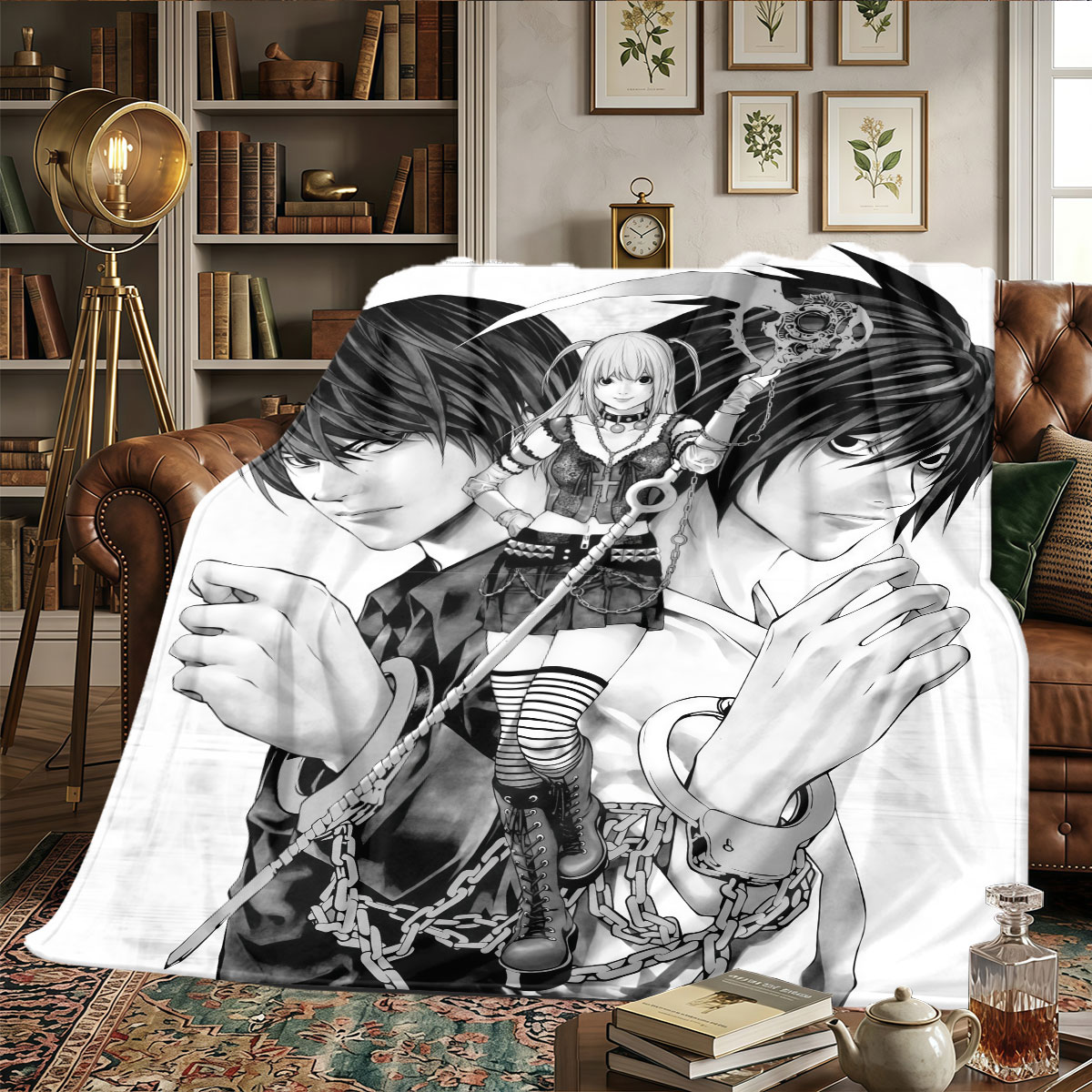 Home Textiles Notes - Couverture à motifs Death Note pour