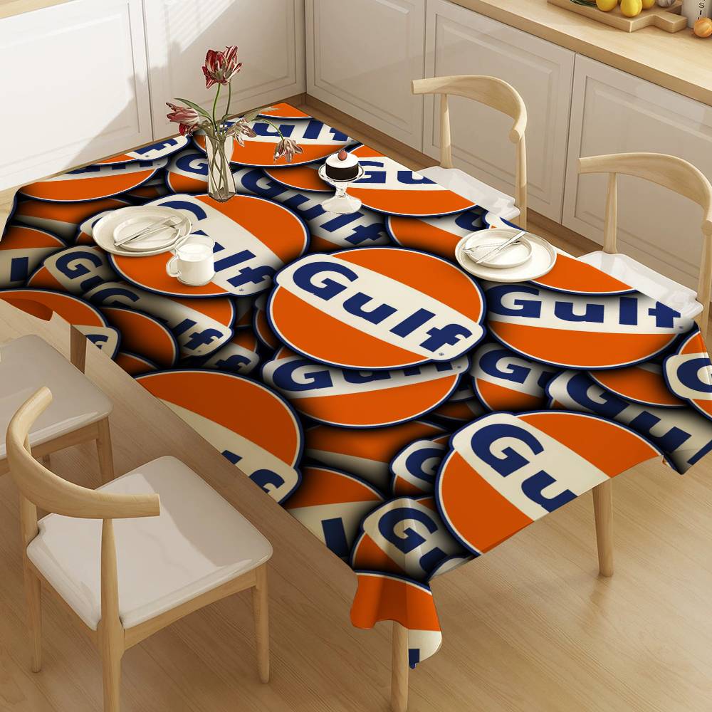Home Textiles Today Logo - Nappe rectangulaire imperméable avec logo G-Gulfs
