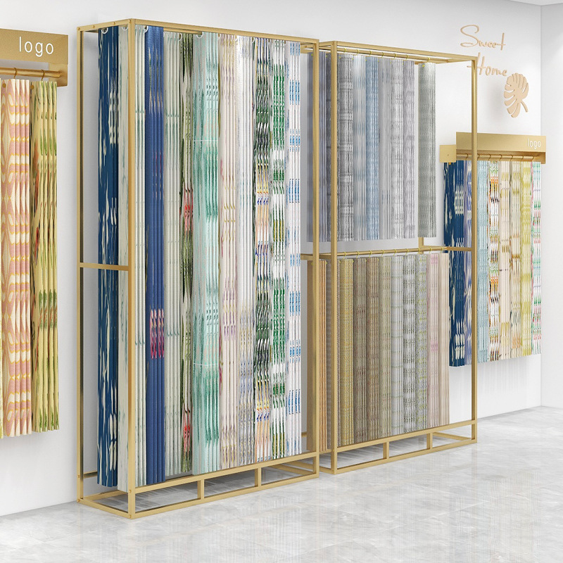 Home Textiles Exhibition - Grand présentoir pour magasin de rideaux,