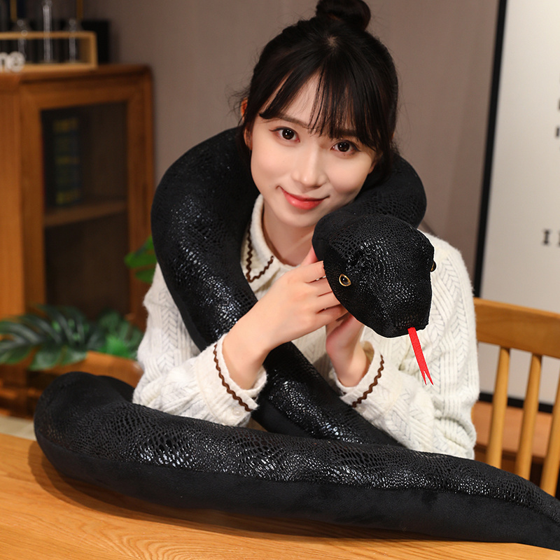 Bolster Pillow Long - Jouet en peluche de serpent de