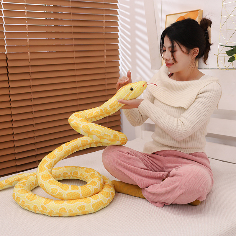 Jouets en peluche serpent cobr - Bolster Pillow Long avis et prix