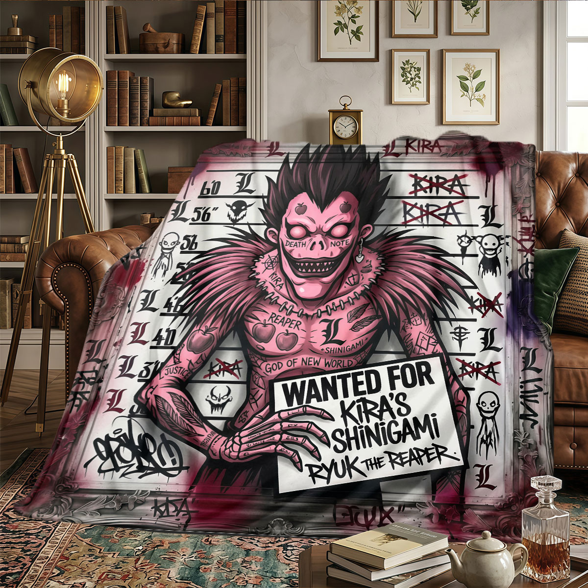 Couverture à motifs Death Note - Home Textiles Notes avis et prix