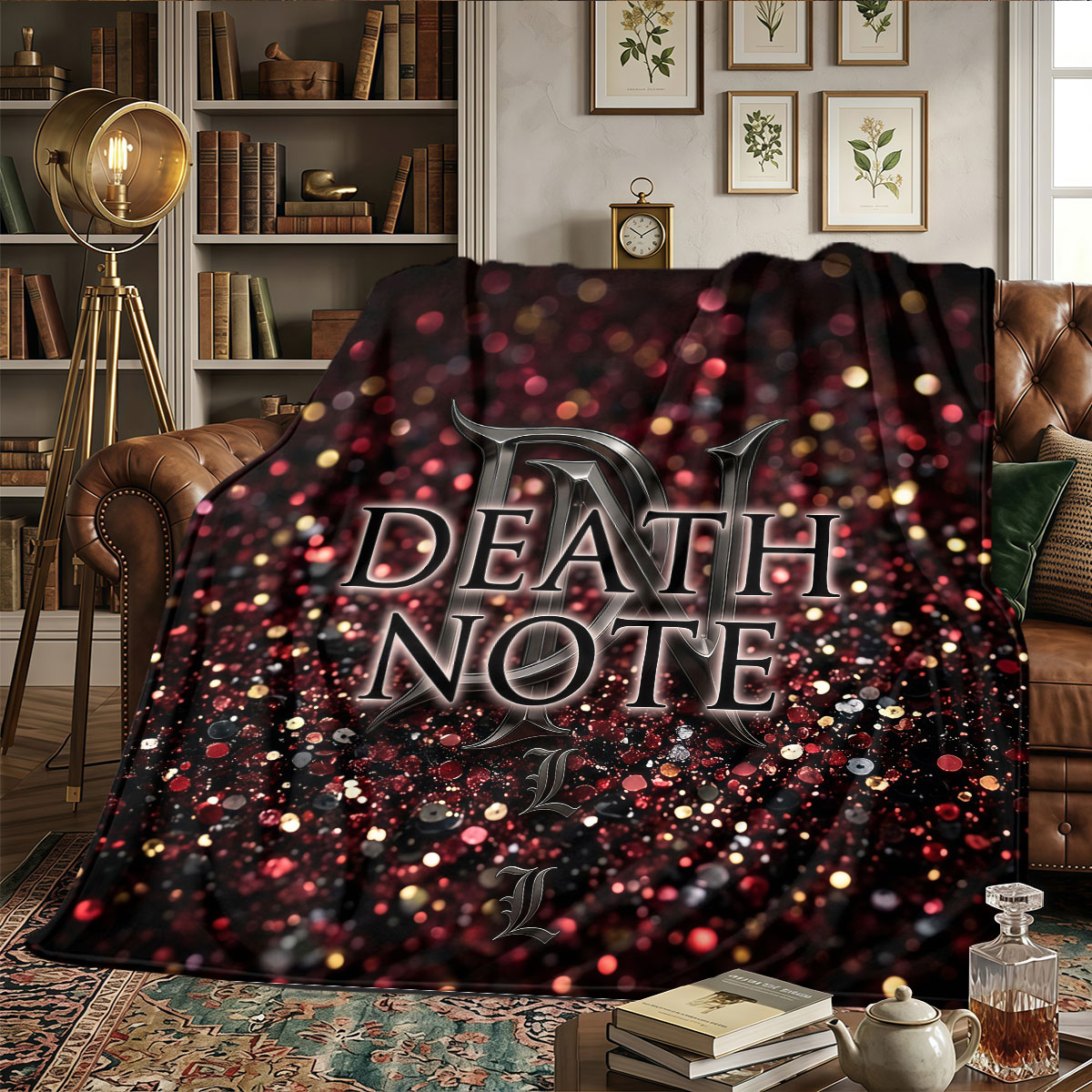 Couverture à motifs Death Note - Home Textiles Notes avis et prix