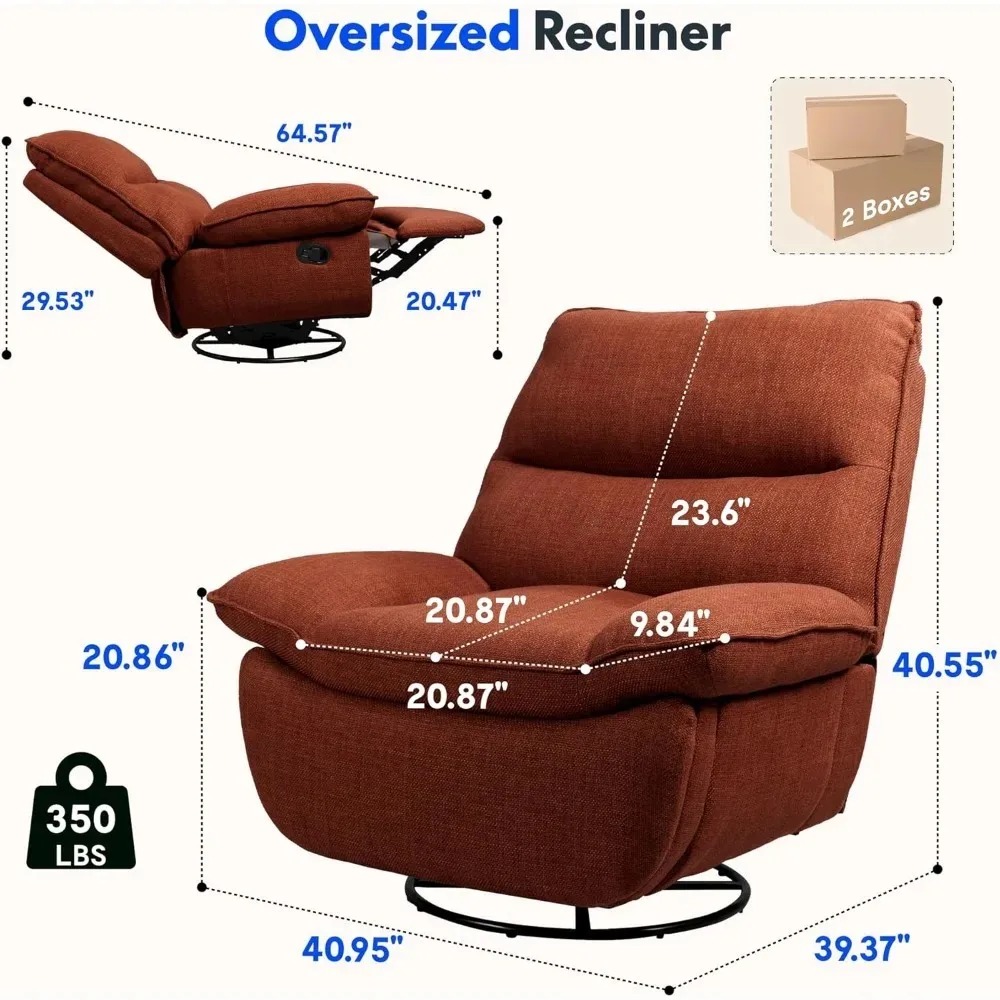 Fauteuil inclinable pivotant à - Home Textiles Of Scandinavia avis et prix