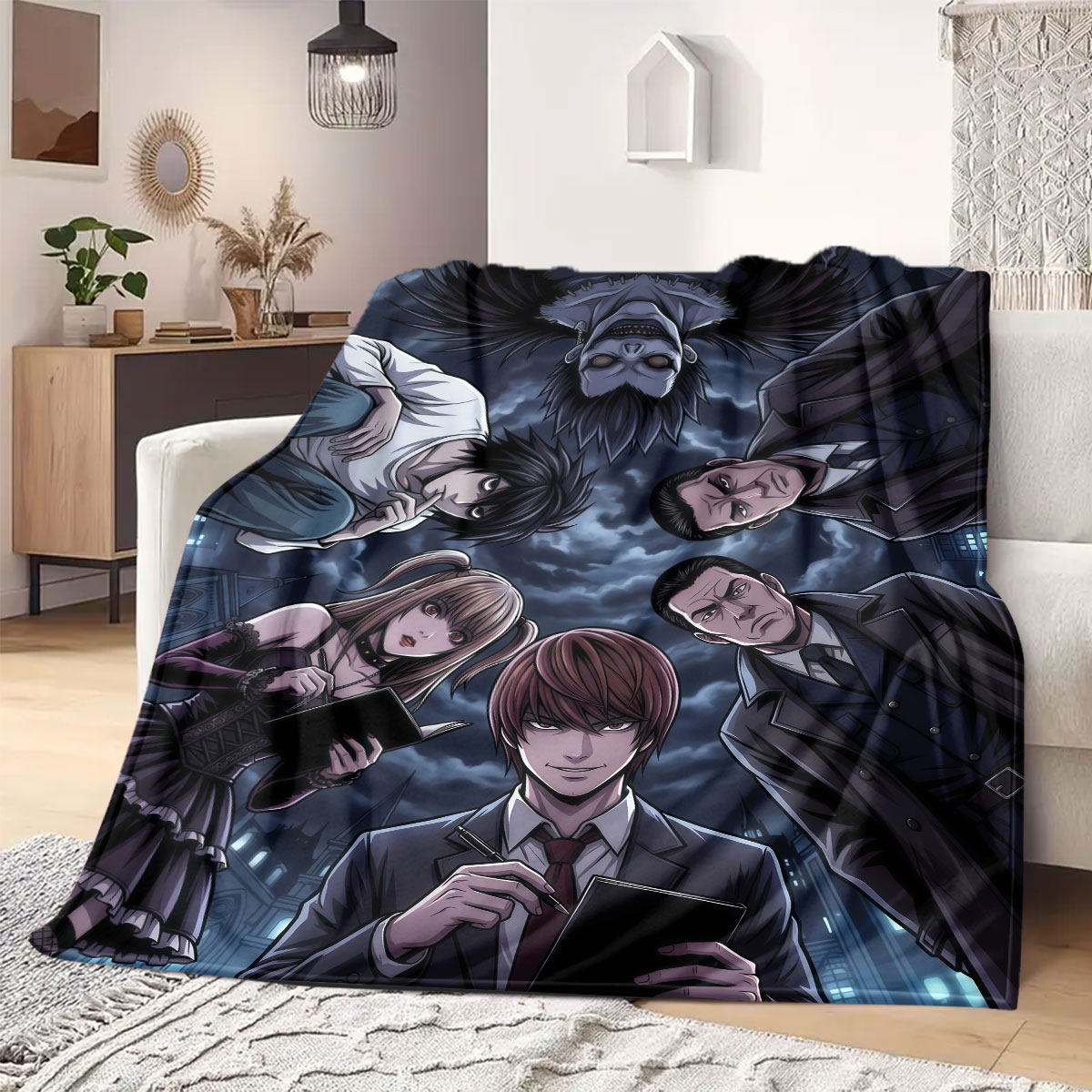 Couverture en flanelle Death N - Home Textiles Notes avis et prix