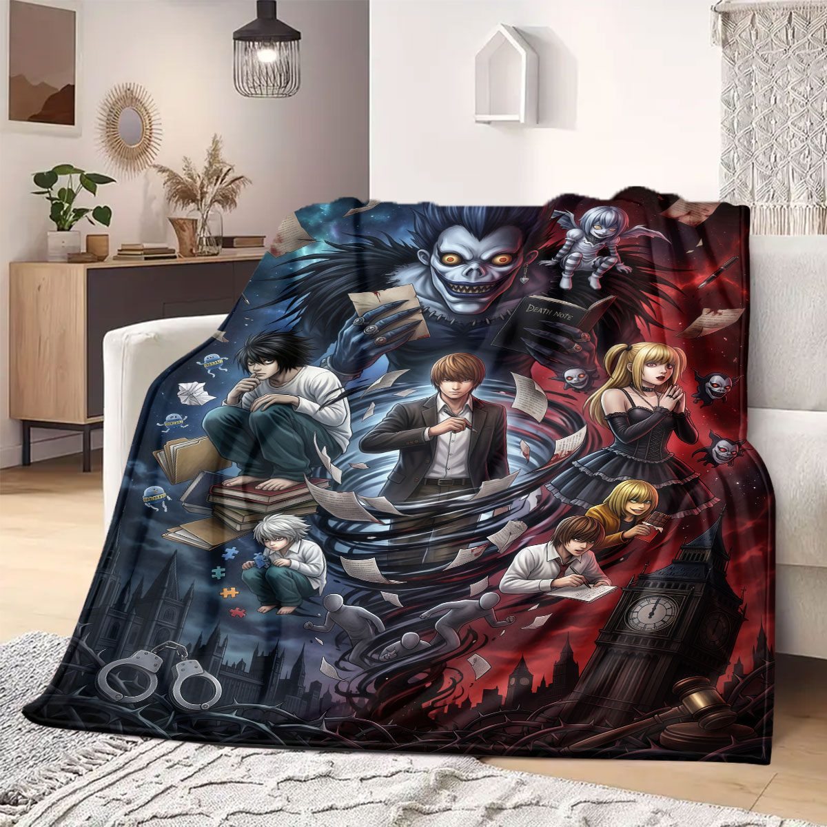 Couverture en flanelle Death N - Home Textiles Notes avis et prix