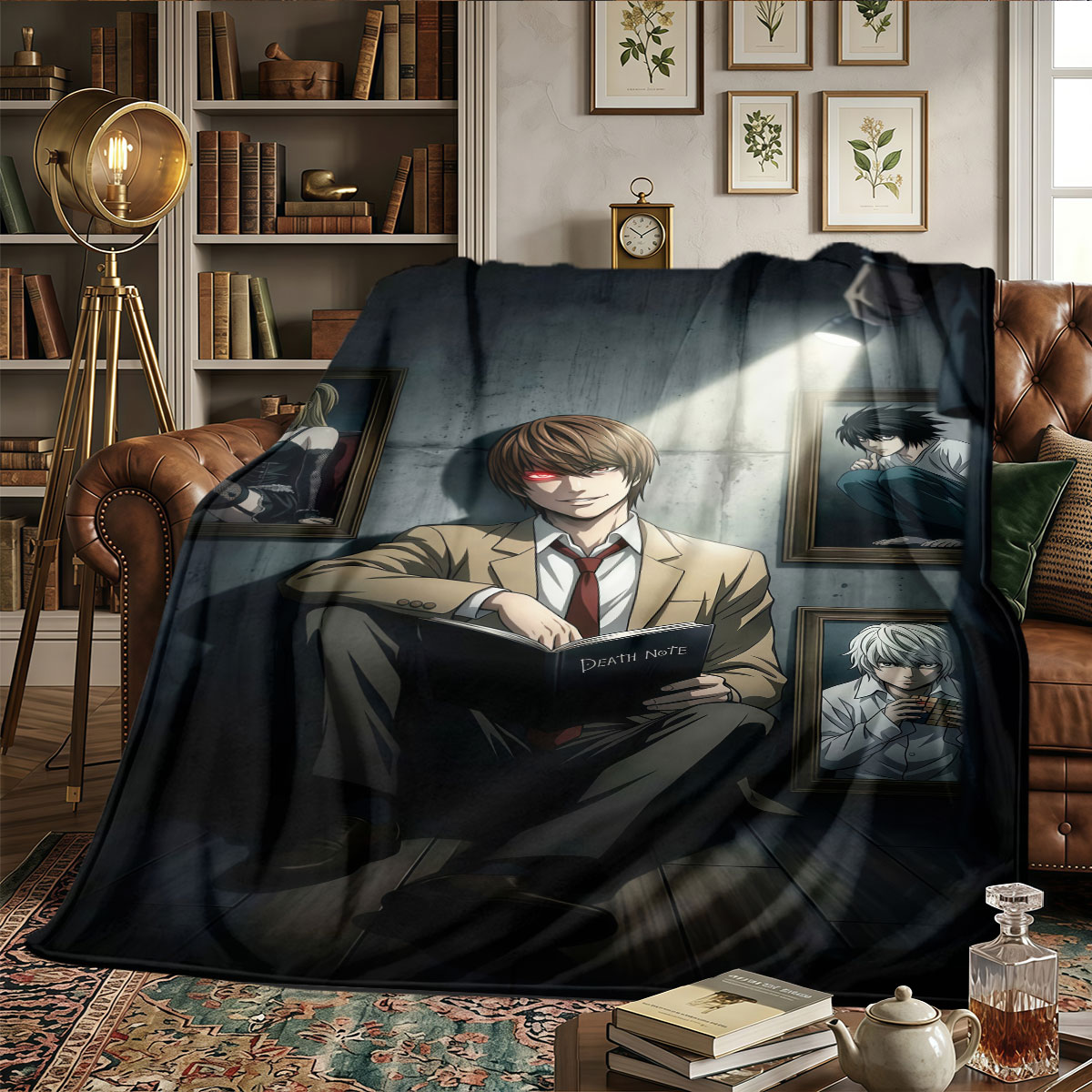 Couverture à motifs Death Note - Home Textiles Notes avis et prix